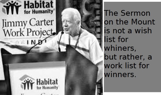 Carter big with words