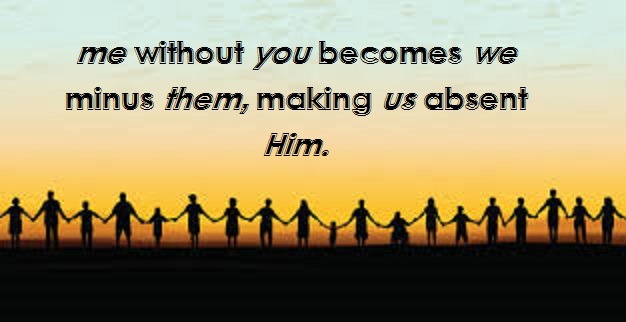 holding hands with words