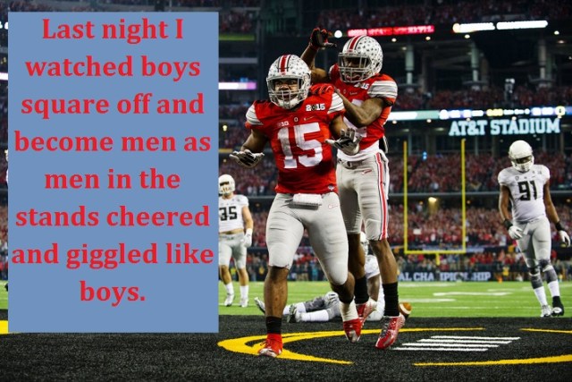 Ohio State with words