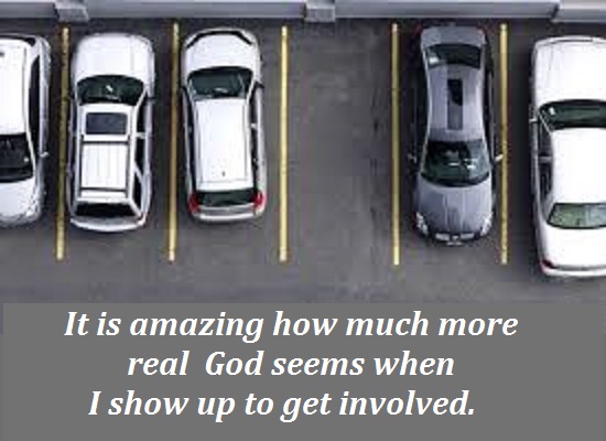 parking space for me bigger with words white