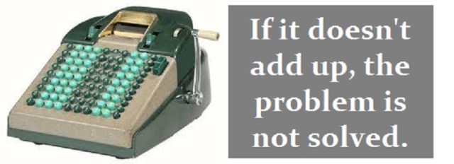 adding machine with words big