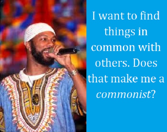 Common the Rapper with words