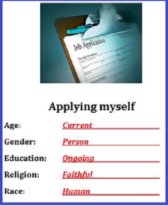 New application jpeg blue border