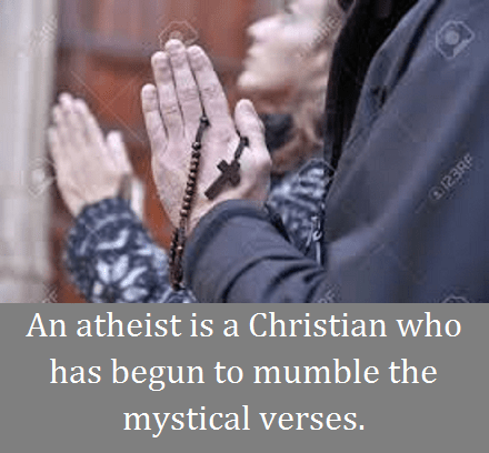 praying with rosary beads with words