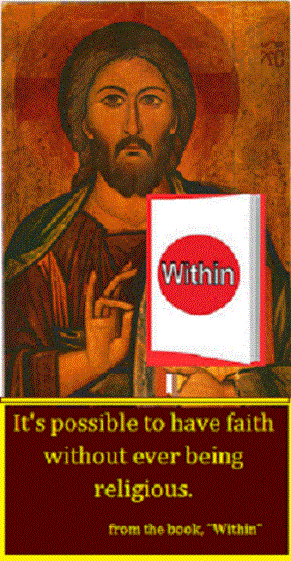 Jesus with Within with words border