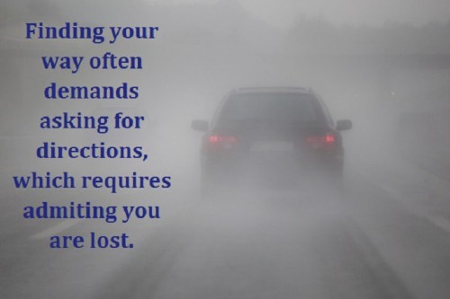 driving car in the fog