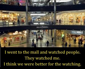 Mall of America with words