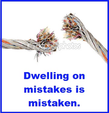 broken wire with words