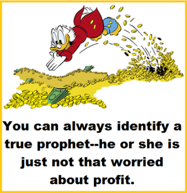 Scrooge McDuck with words