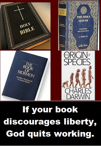 book composite with words