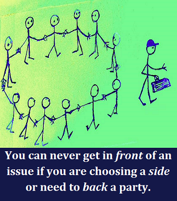 circle stick figures with words