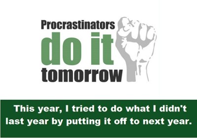 procrastination with words