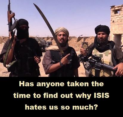 ISIS trio with words