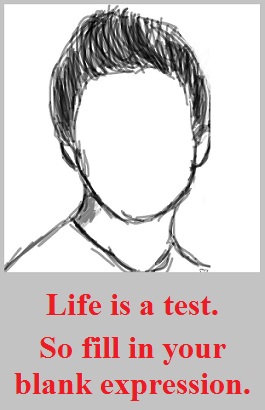 blank face with words 2