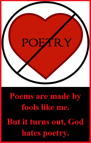 God hates poetry with borders