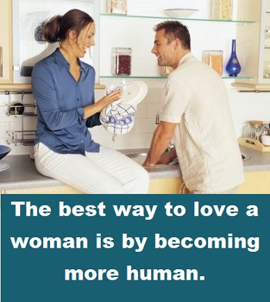 washing dishes with words