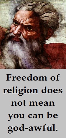 Wrath of God with words