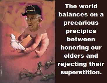 Baby Old Man with words