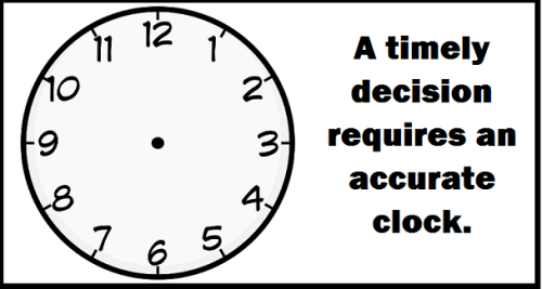 timely decisions