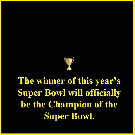 Supre Bowl Champions